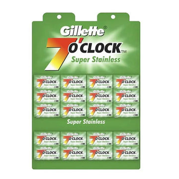 Gillette - 7 O'clock Super Stainless Double Edge Blades - 1 doosje van (100 st)