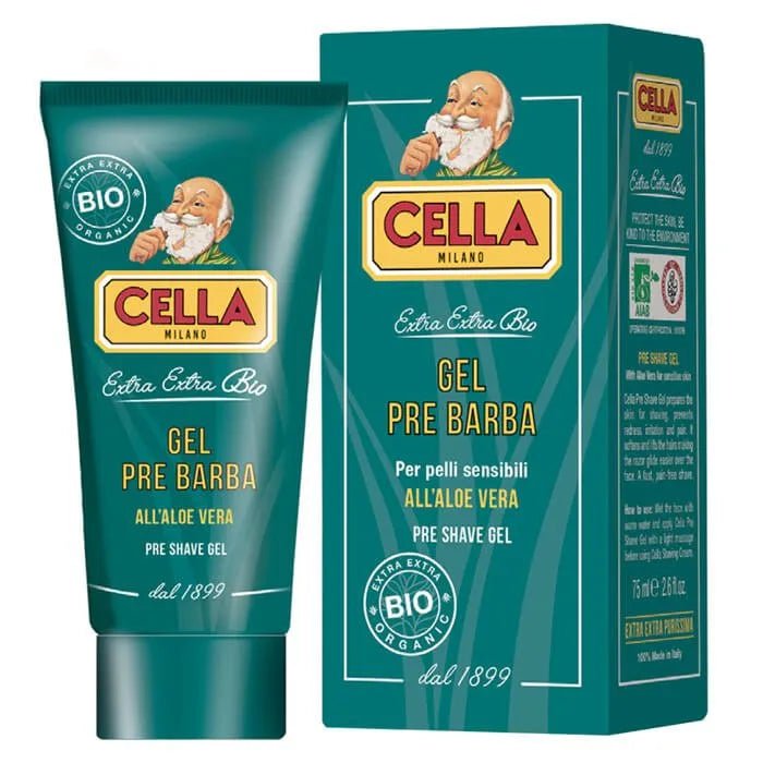 Cella Milano pre shave gel organic 75ml