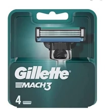 Gillette Mach3 scheermesjes voor heren, 4 reservemesjes