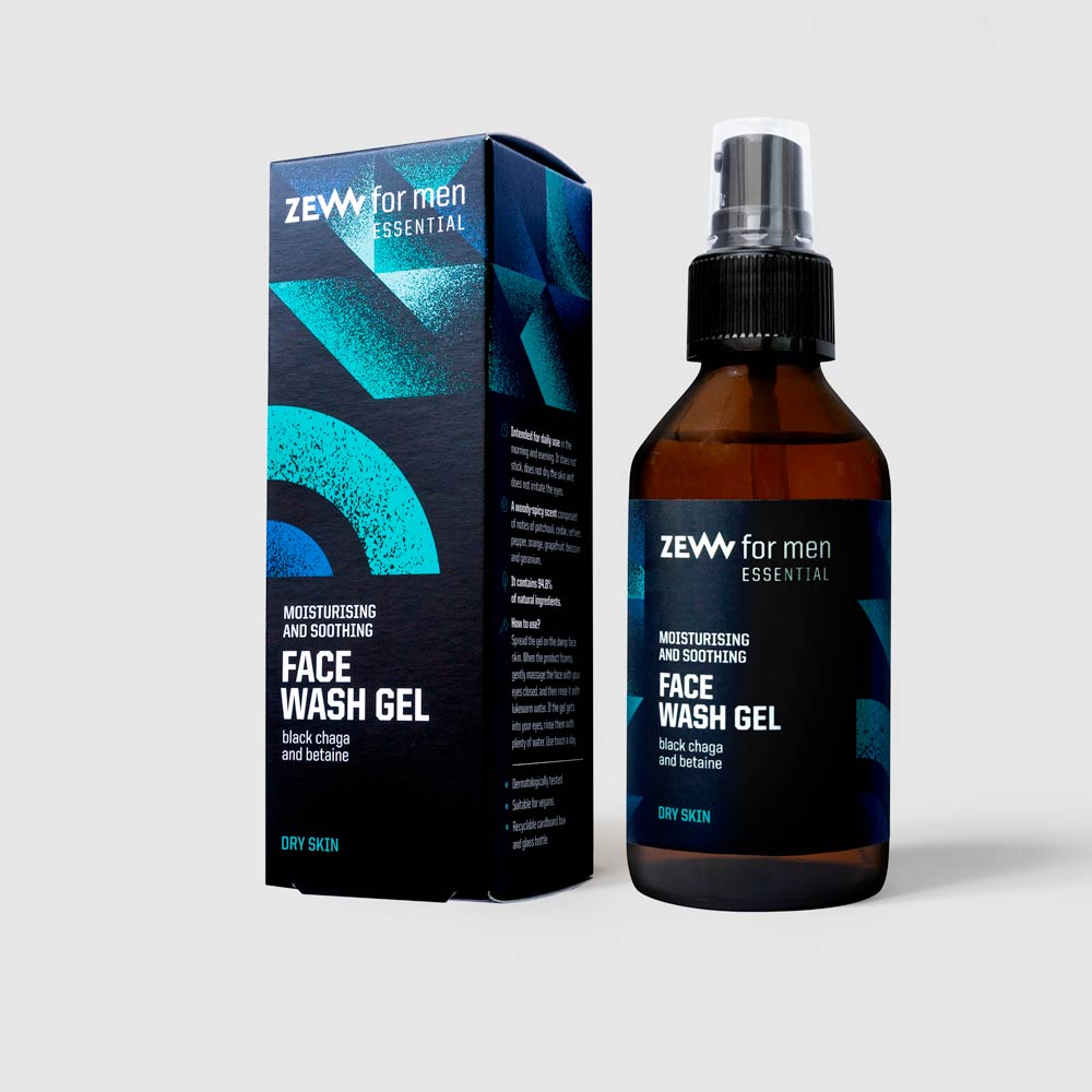 Moisturizing Face Wash Gel 100ml - Zew For Men