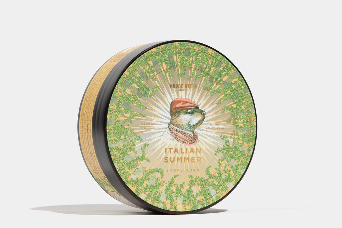 Noble Otter shaving soap Italian Summer 118ml