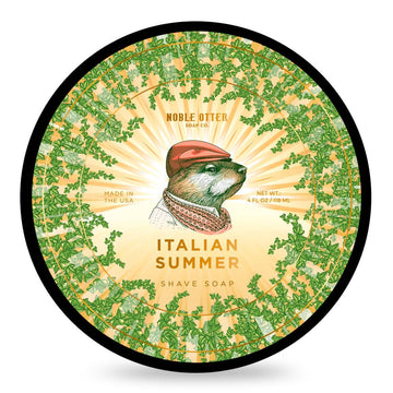 Noble Otter shaving soap Italian Summer 118ml