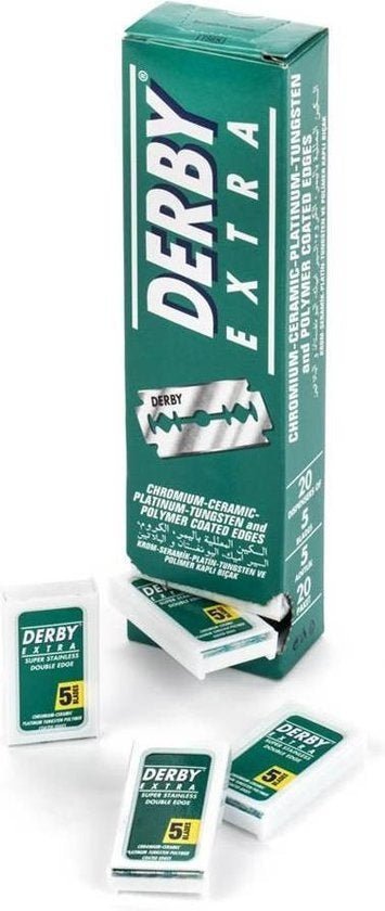 Derby - Double Edge Blades (100 st) - Hele doos - Baard en Co - Scheermesjes - 8690885200064