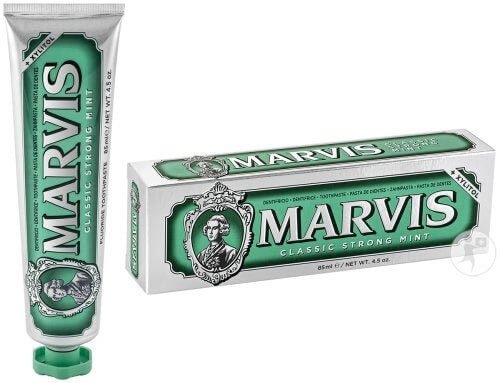 Marvis Classic Strong Mint Tandpasta Tube 85ml - Baard en Co - Tandpasta - 8004395111701