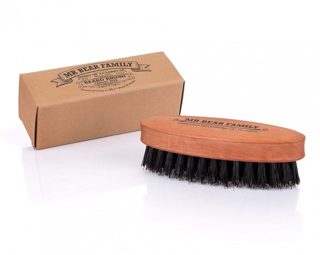 Mr Bear Family Beard Brush Travel Size - Baard en Co - Baardborstel - 73144977