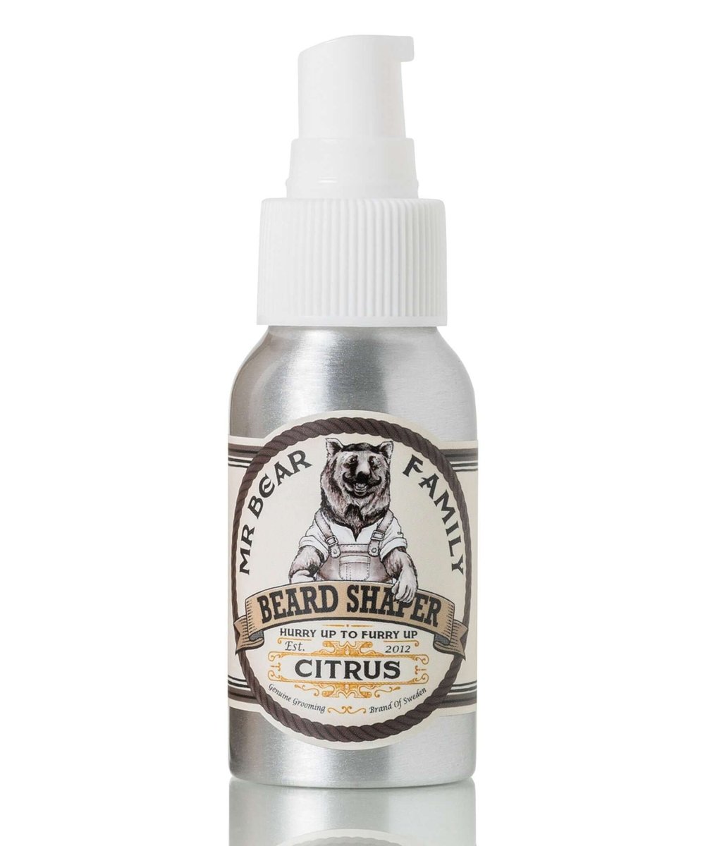 Mr. Bear Family Beard Shaper - Citrus - Baard en Co - Baardwax - 7350086410587