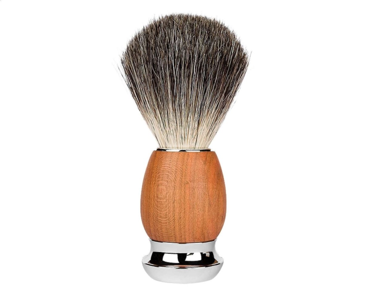 Mr Bear Family Shaving Brush - Pure Badger - Baard en Co - Scheerkwast dassenhaar - 7350084610934