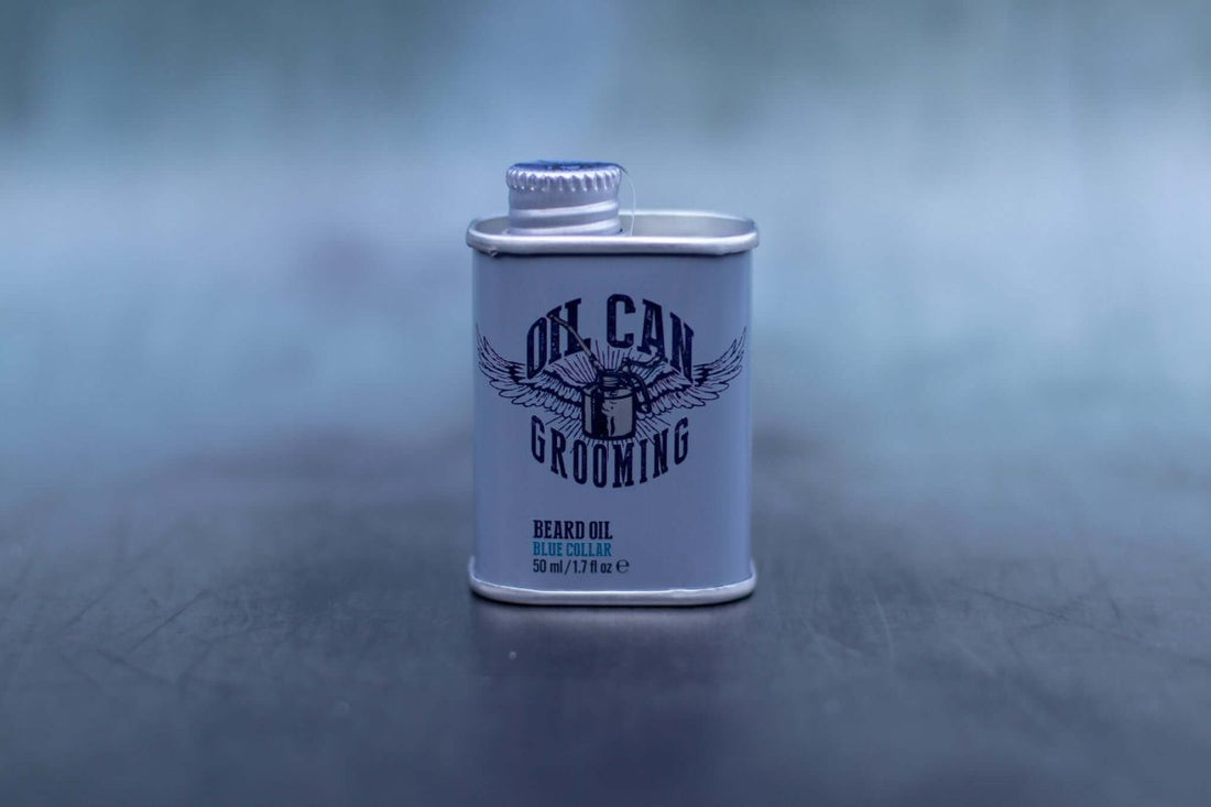 Oil Can Grooming Blue Collar Beard Oil - Baard en Co - Baardolie - 0731275727490