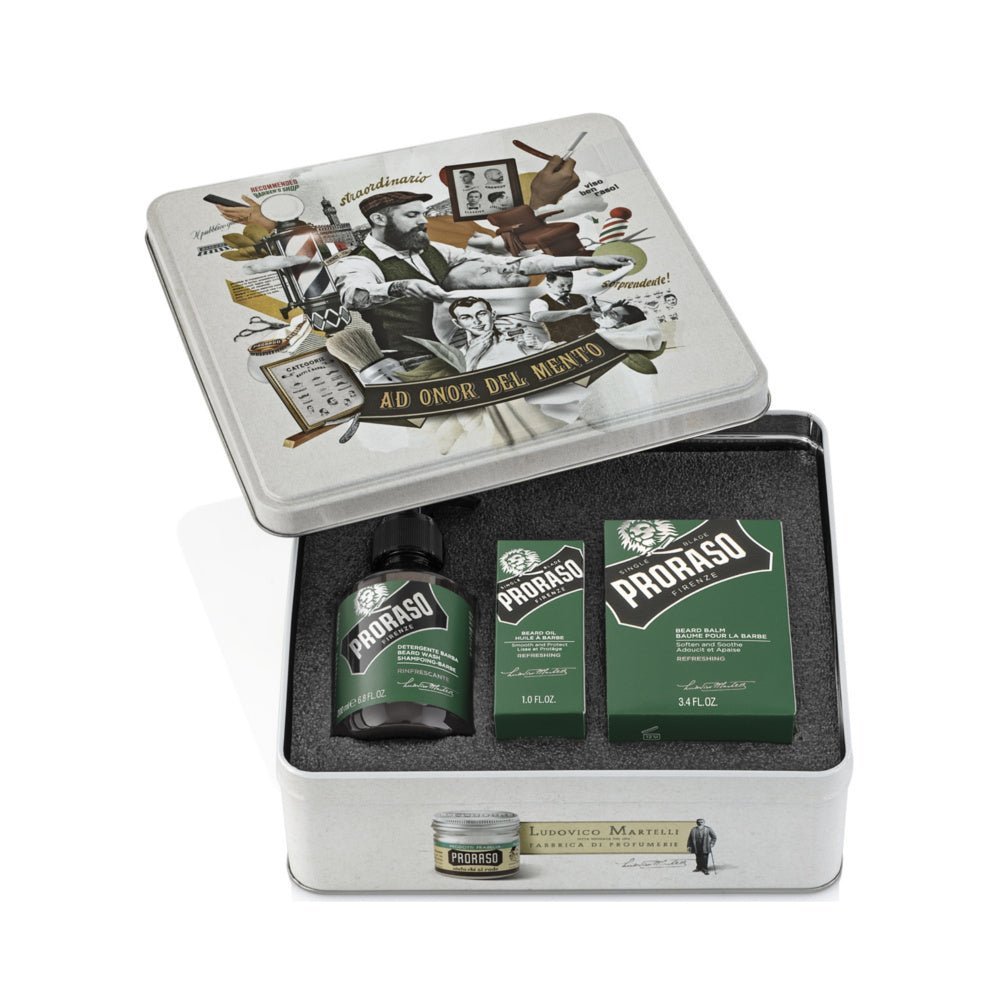 Proraso - Beard Kit - Refreshing - Baard en Co - Baardset - 8004395006939