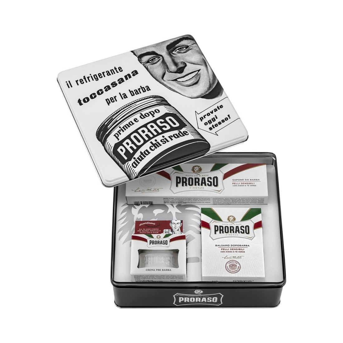 Proraso Giftset Sensitive skin - Baard en Co - Scheerkit - 8004395003600