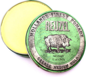 Reuzel Green Grease pomade (340g) - Baard en Co - Pommade - 0869519000068