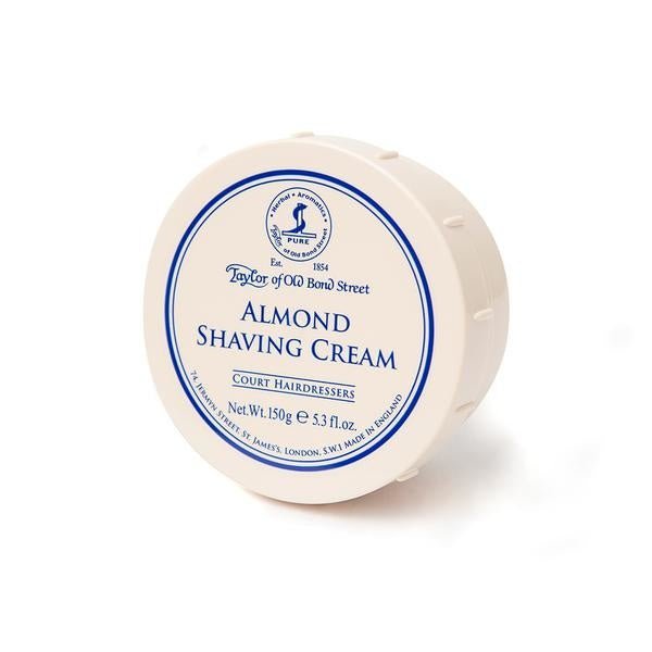 Taylor of Old Bond Street scheercreme amandel – 150g - Baard en Co - Scheercreme - 696770010020