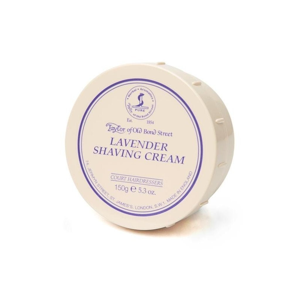 Taylor of Old Bond Street scheercreme Lavendel - 150g - Baard en Co - Scheercreme - 696770010037