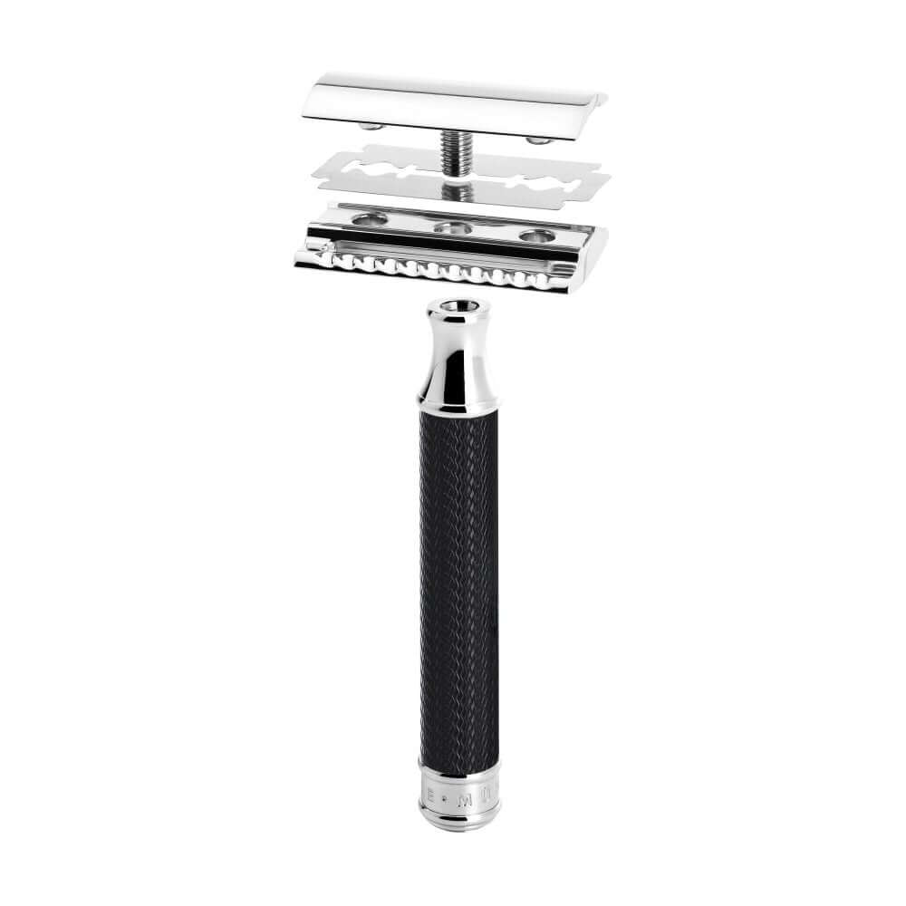 Muhle R89 BLACK double edge safety razor - Baard en Co - Safety Razor - 4028982014996