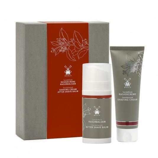 Mühle Skin care set (scheercreme en aftershave) Sandalwood - Baard en Co - Giftset - 4028982008339