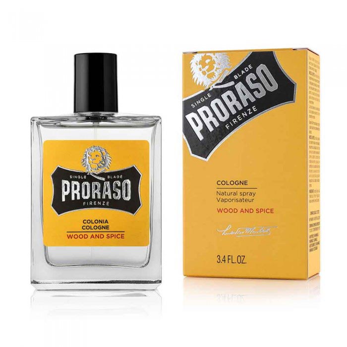 Proraso cologne wood and spice 100 ml - Baard en Co - Parfum - 8004395007707