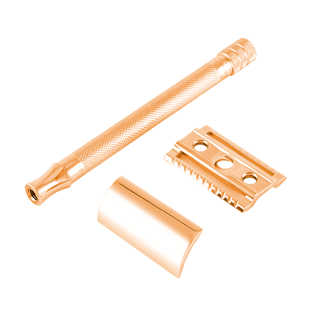 Safety Razor 24G - Extra Long - rose gold - Baard en Co - Safety Razor - 4045284032039